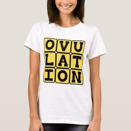T-shirt Ovulation, Stade de grossesse (Devant)