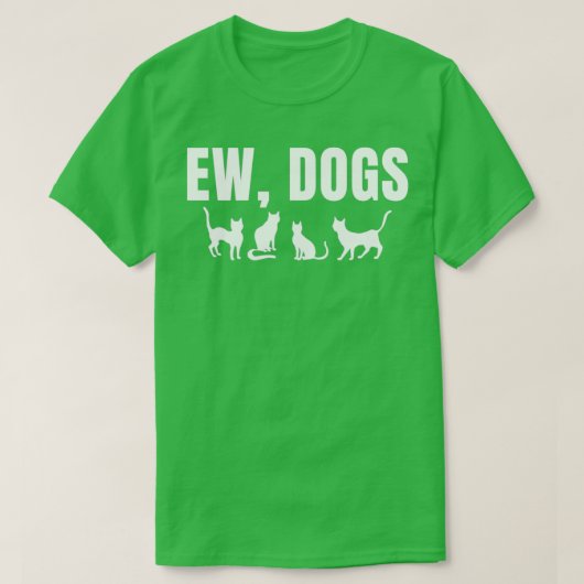 T-shirt Ow Chiens Funny Puppy Amoureux des animaux de chat (Design devant)