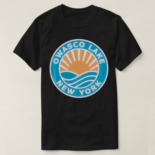 T-shirt Owasco Lake New York Owasco Lake (Design devant)