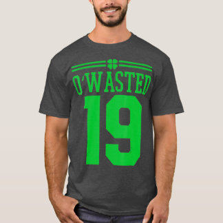 T-shirt OWasted 19 Équipe Boire du Jour de la Saint Patric