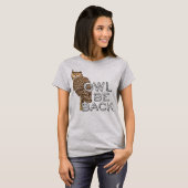 T-shirt Owbe Be Back Funny Animal Dit (Devant entier)