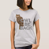 T-shirt Owbe Be Back Funny Animal Dit (Devant)