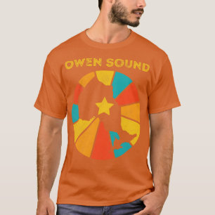 T-shirt Owen Sound Ontario Canada Souve Vintage en détress