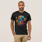T-Shirt OWL ABSTRAIT COLORÉ (Devant entier)