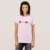 T-shirt Owl Always Love you (Devant entier)