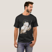T-shirt Owl as Teacher with Pointer (Devant entier)