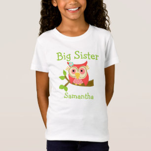 T-Shirt Owl Big Sister