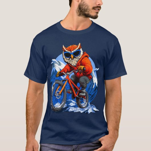T-shirt Owl Bike (Devant)