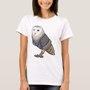 T-shirt Owl comme secrétaire