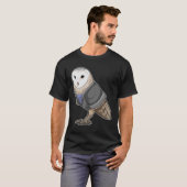 T-shirt Owl comme secrétaire (Devant entier)