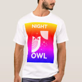 T-SHIRT OWL DE NUIT (Devant)