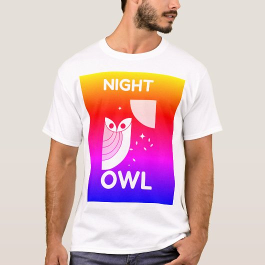 T-SHIRT OWL DE NUIT (Devant)