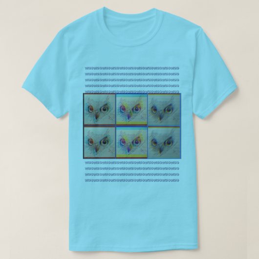 T-shirt Owl eyes 'Who you talkin to?" (Design devant)