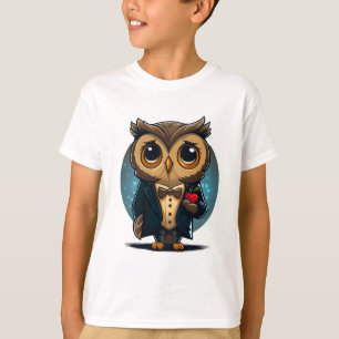 T-shirt Owl Groom in Love : Perfect Valentine's Day Gift