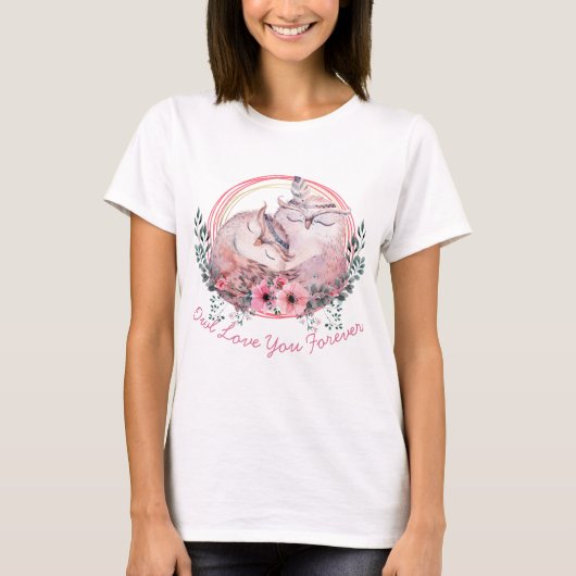 T-shirt Owl Love You Forever (Devant)