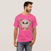 T-shirt Owl Mail De Feuilles (Devant entier)