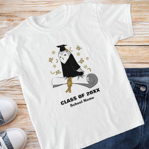 T-shirt Owl Preschool / Kindergarten Graduation Kids
