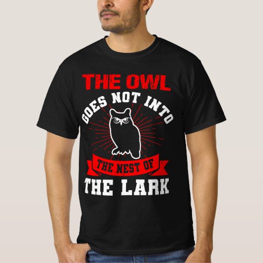 T-shirt Owl quote venin (Devant)