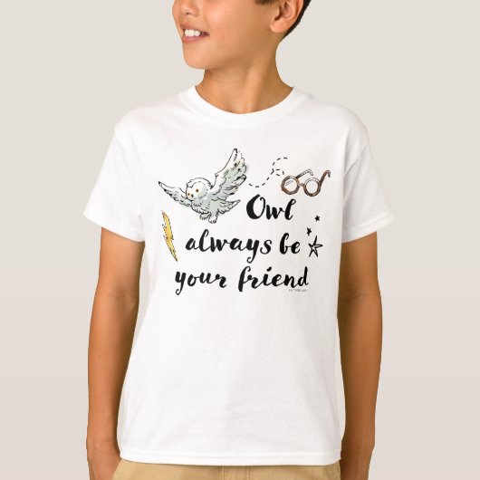 T-shirt Owl Soyez Toujours Votre Ami (Devant)