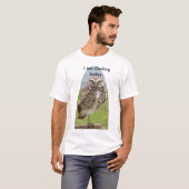 T-shirt Owling Tee, chouette bractée (Devant entier)