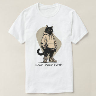 T-shirt Own Your Path – Business Mindset Streetwear Cat