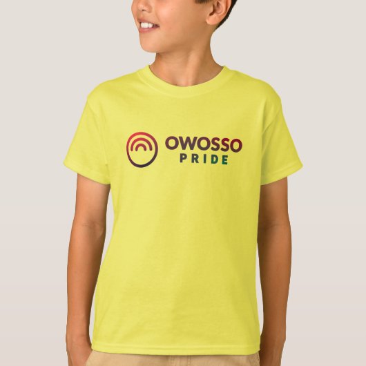 T-shirt Owosso Pride Taille Enfants (Devant)
