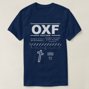 T-shirt OXF de l'aéroport d'Oxford de Londres