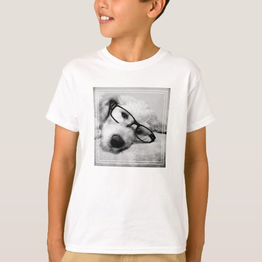 T-shirt Oxyde d'or avec lunettes (Devant)