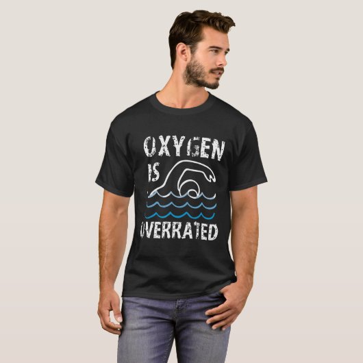 T-shirt Oxygen Est Surévalué Chemise Funny maillots de bai (Devant entier)