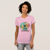 T-shirt Oxygen Optional – Whimsical Astronaut Helmet with  (Devant entier)