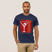 T-shirt Oxygentees Martini (Devant entier)