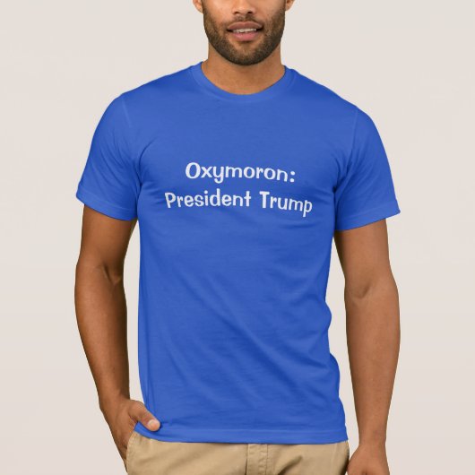 T-shirt Oxymore : Président Trump (Devant)