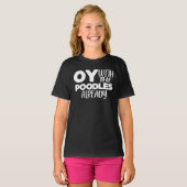 T-shirt Oy avec les caniches déjà (Devant entier)