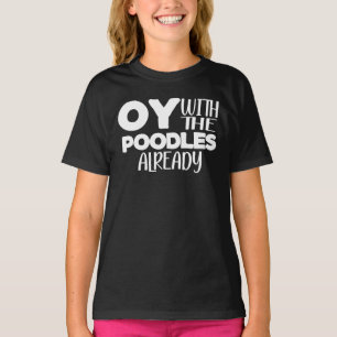 T-shirt Oy avec les caniches déjà