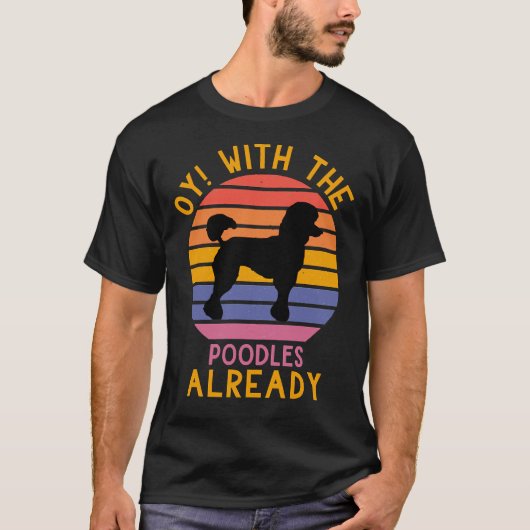 T-shirt Oy avec les canicules déjà (Devant)