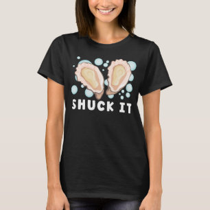 T-shirt Oyster Oyster Oyster Shucker Coquillage de mer