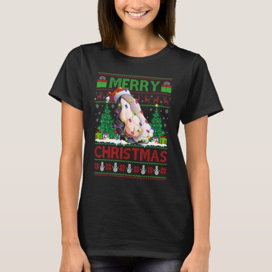 T-shirt Oyster Xmas Tree Ugly Santa Oyster Christmas (Devant)