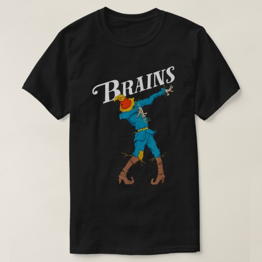 T-shirt OZ Dabbing Scarecrow Brain Shirt ArtClassic Wizard (Design devant)