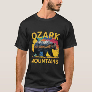 T-shirt Ozark Mounts Arkansas Ours Nature Randonnée Campin