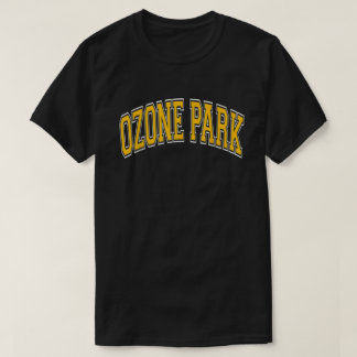 T-shirt Ozone Park Ny Queens Style Varsity Amber Texte
