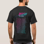T-SHIRT OZUNA - TOUR MONDIAL NIBIRU 2020 (Dos)
