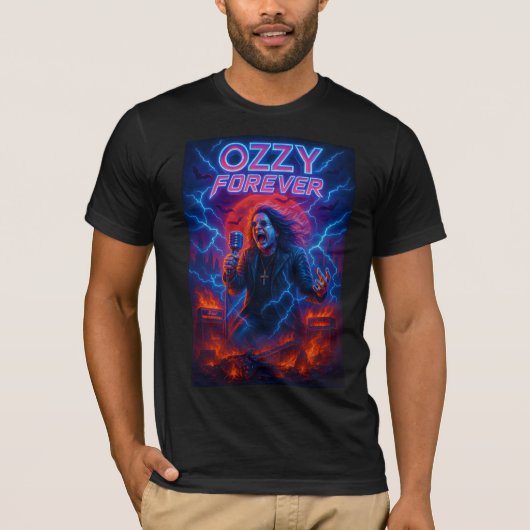 T-shirt Ozzy pour toujours  (Devant)