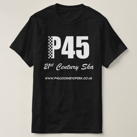 T-shirt P45 Band (Design devant)