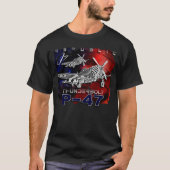T-shirt P47 Thunderbolt Republic World War II Fighter (Devant)