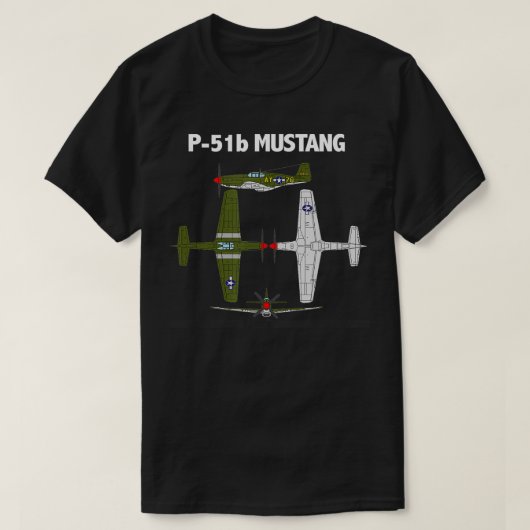 T-shirt P51 Mustang (Design devant)