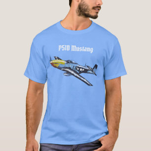 T-shirt P51D Mustang