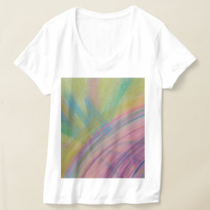 T-shirt P9 Art Abstrait Coloré Unique