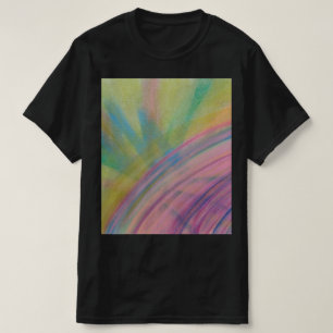 T-shirt P9 Couleur Unique Art Abstrait