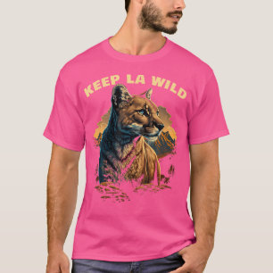 T-shirt P-22 Mountain Lion Silver Lake Peace Love P22