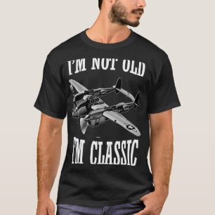 T-shirt P 38 Eclair parfait pour les avions volants